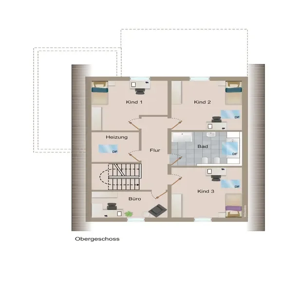 Grundriss Obergeschoss