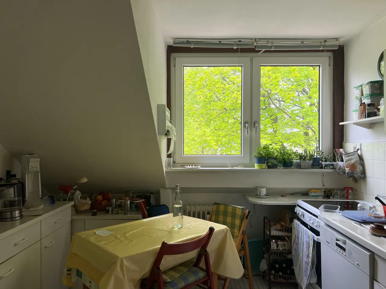 Küche mit Fenster