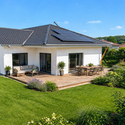 Ebenerdig Naturnah Energieeffizient  Schlüsselfertig!!! Neubau-Bungalow kurz vor Fertigstellung!