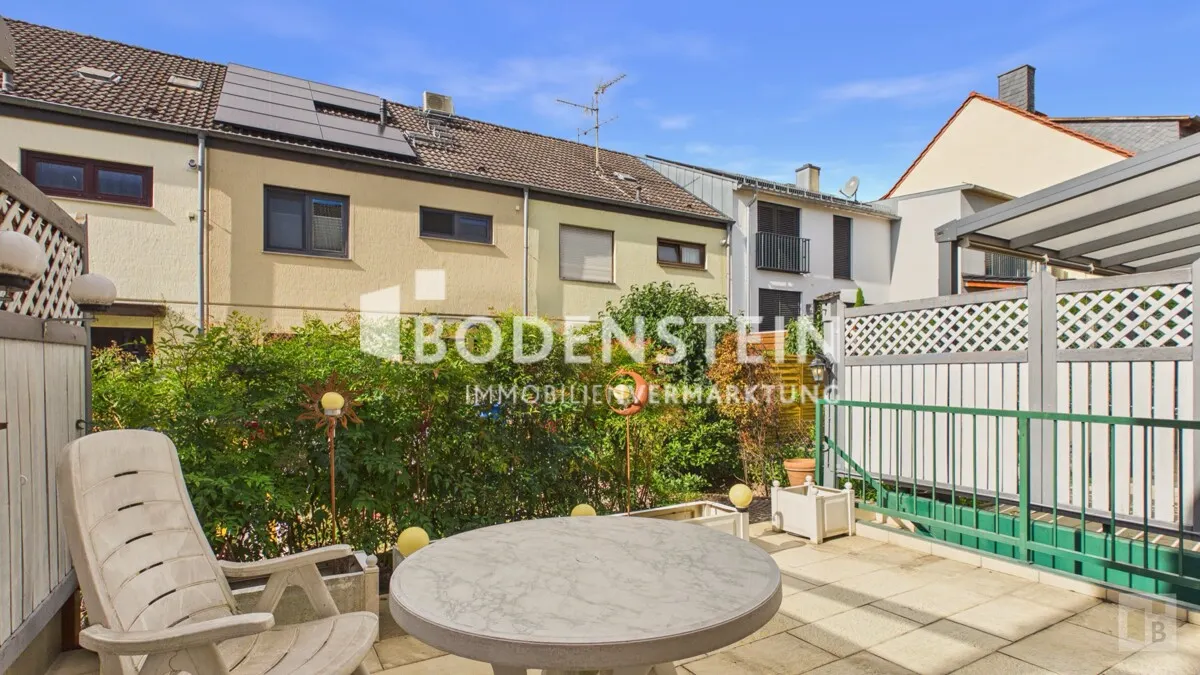 Terrasse und Garten