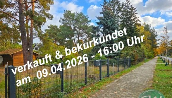 Jetzt neu: Grundstück zum Kauf in Oranienburg