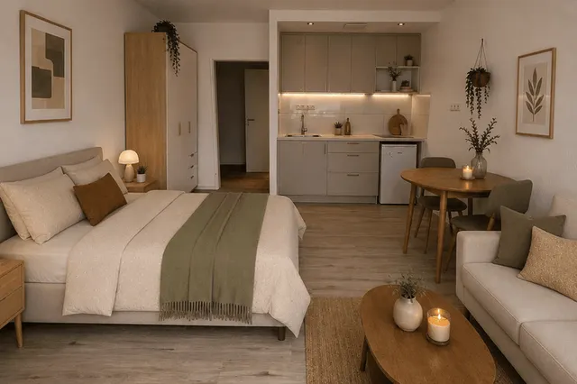 Wohn- u Schlafzimmer 2