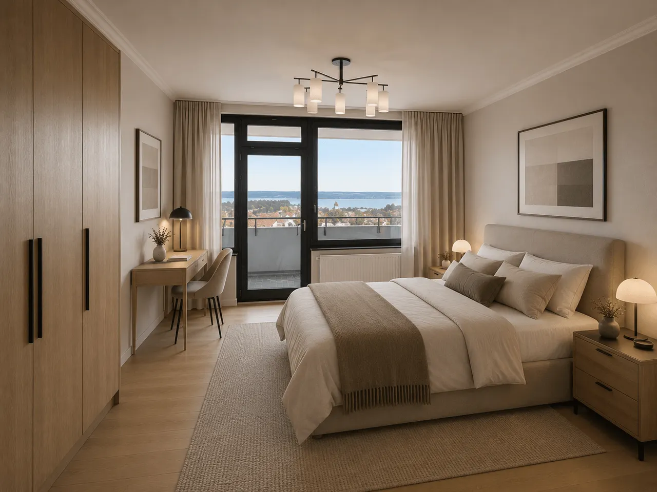 Schlafzimmer Visualisierung (KI)