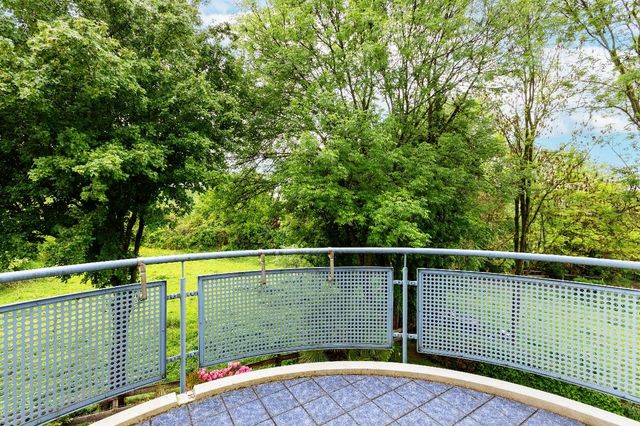 Balkon in Westausrichtung