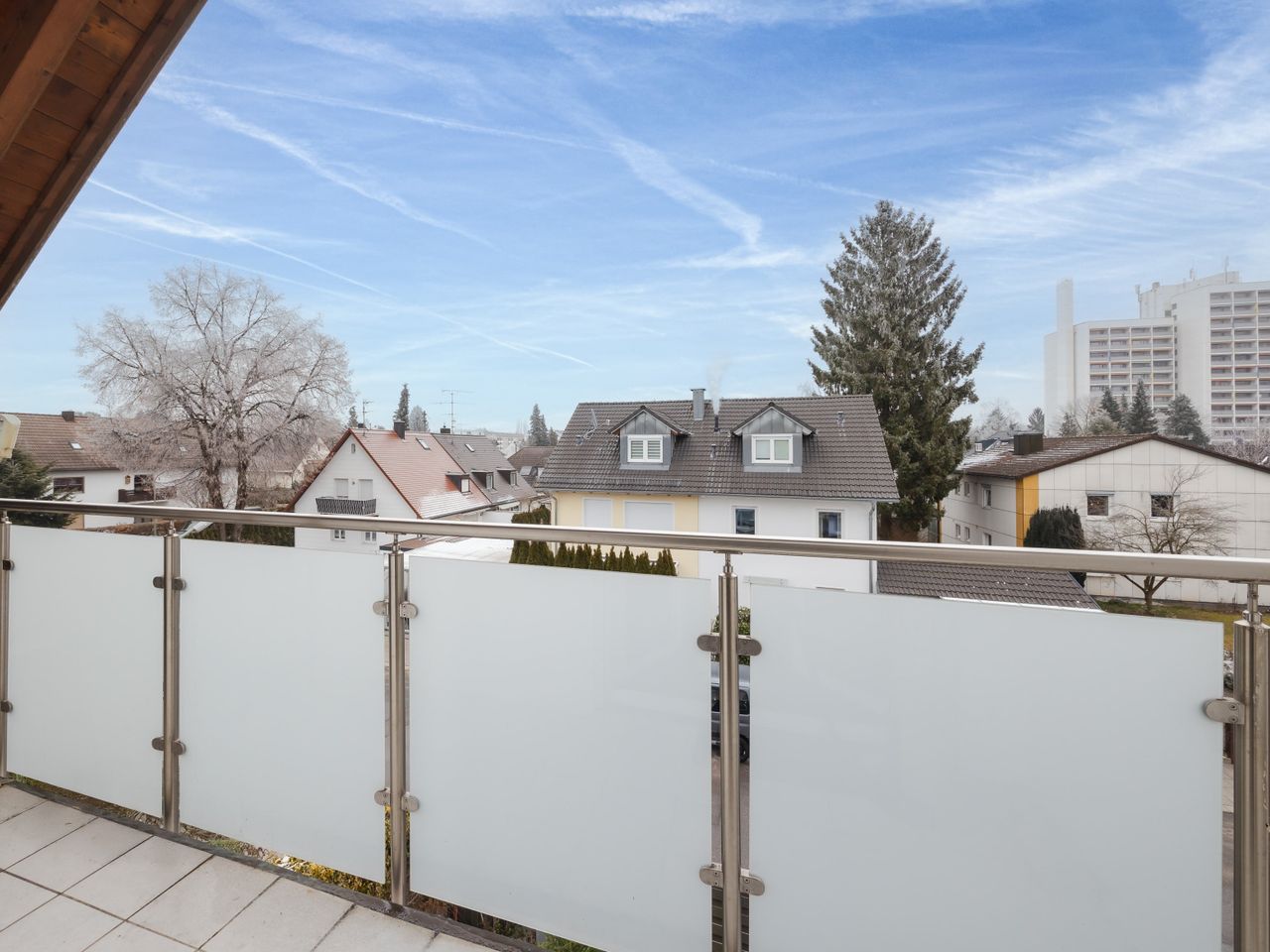 Balkon im Dachgeschoss