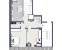 Grundriss 4. Obergeschoss