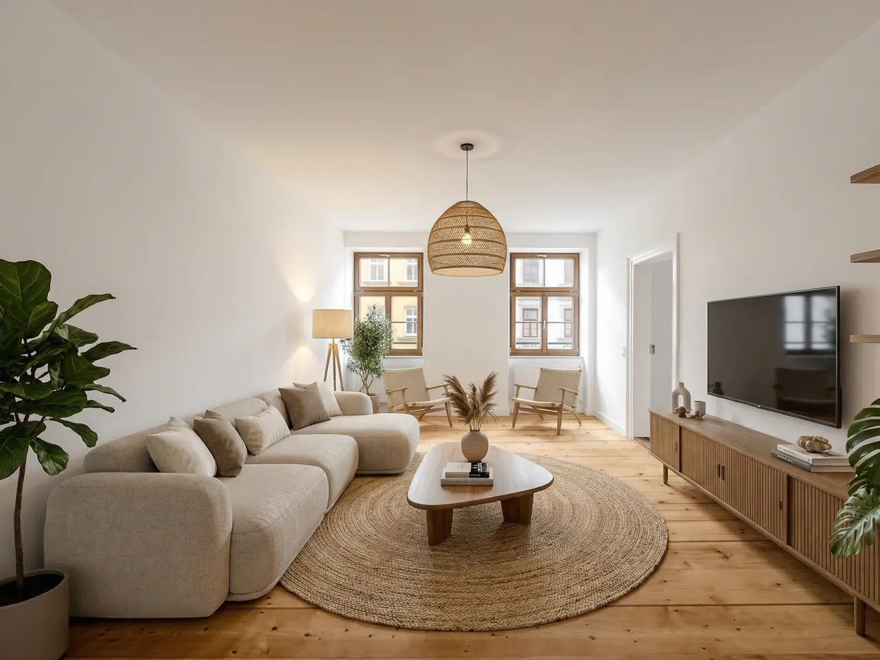Wohnzimmer - Visualisierung