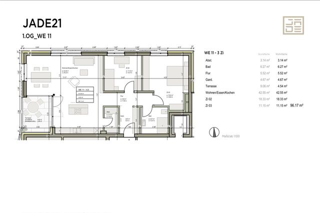 Wohnung 11 Grundriss