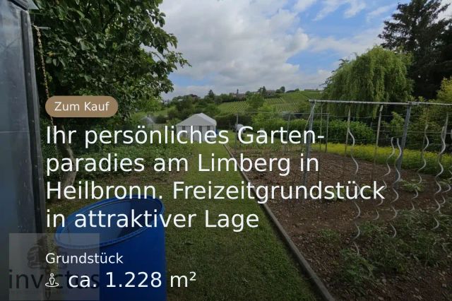 Neu im Angebot: Ihr persönliches Gartenparadies am Limberg in Heilbronn. Freizeitgrundstück in attraktiver Lage