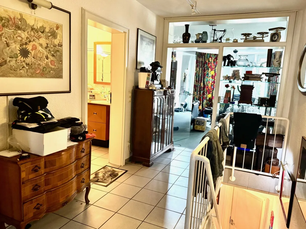 Blick zum Wohnzimmer