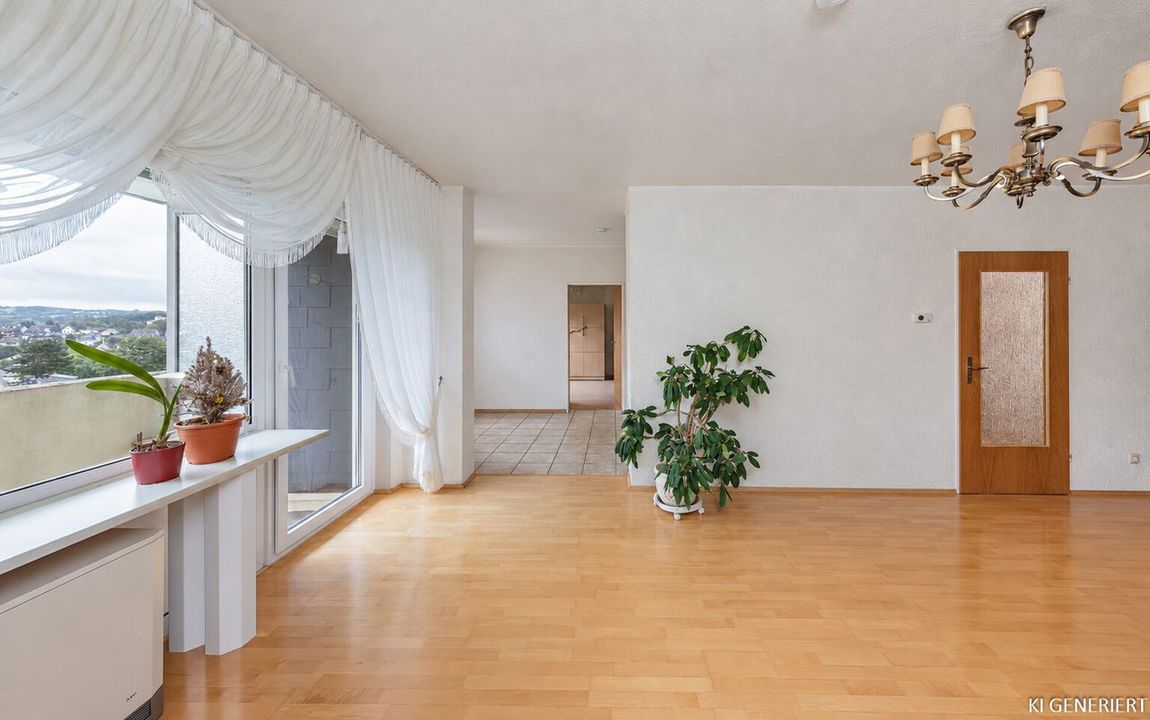 Gute Aussichten: Großzügige Eigentumswohnung mit Balkon, Fernsicht und Tiefgaragenstellplatz