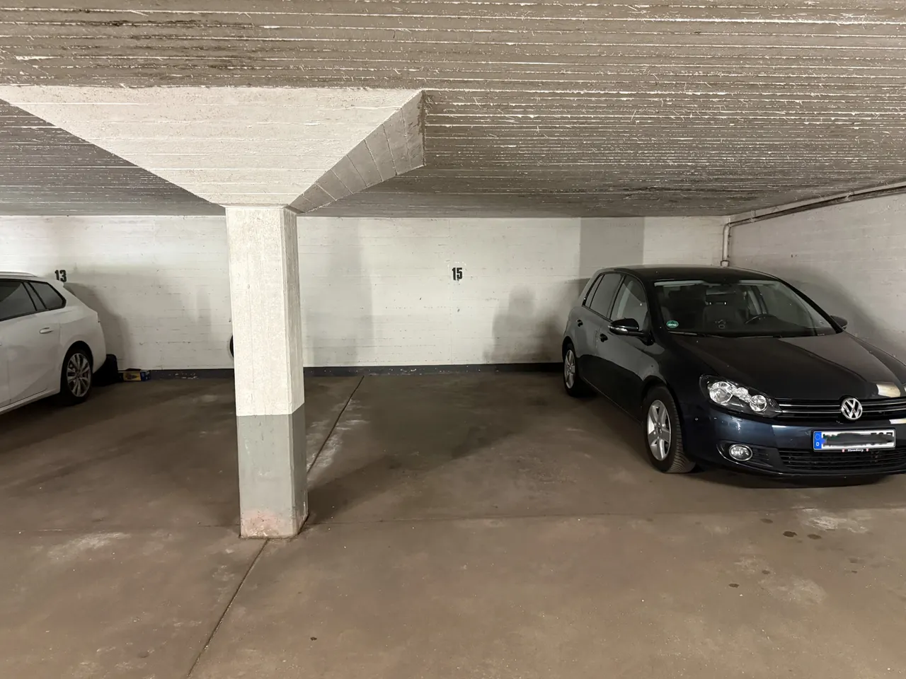 Stellplatz in de Tiefgarage