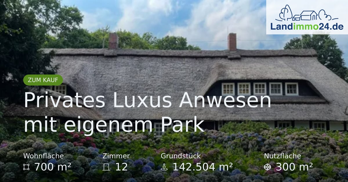 Private Luxury Residence with Own Park